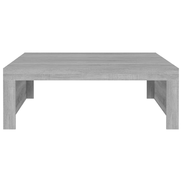 vidaXL Soffbord grå sonoma 100x100x35 cm konstruerat trä Grå