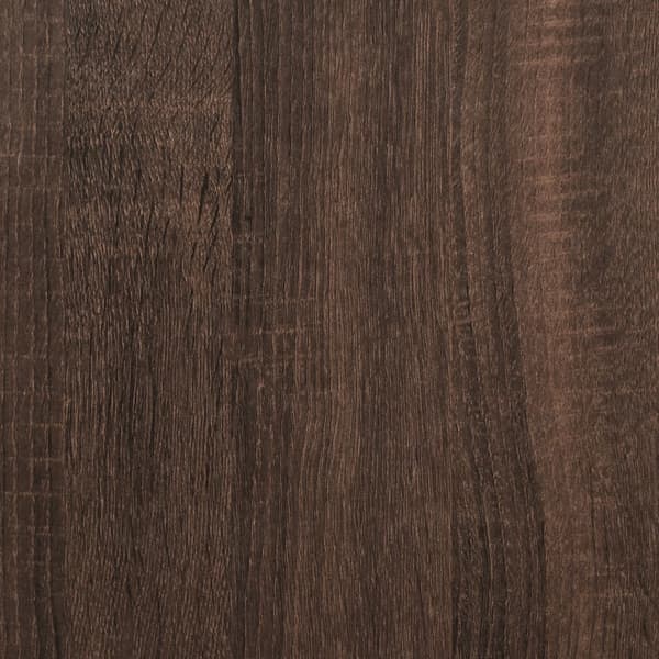 vidaXL Sängram brun ek 90x190 cm konstruerad trä Brun