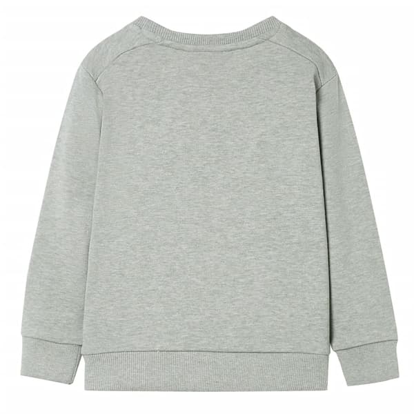 vidaXL Barntröja ljus khaki melange 116 Grå