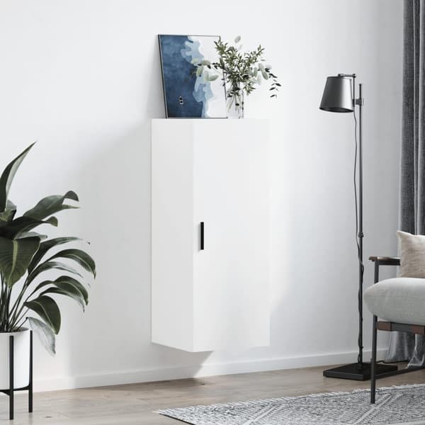vidaXL Väggskåp vit 34,5x34x90 cm Vit