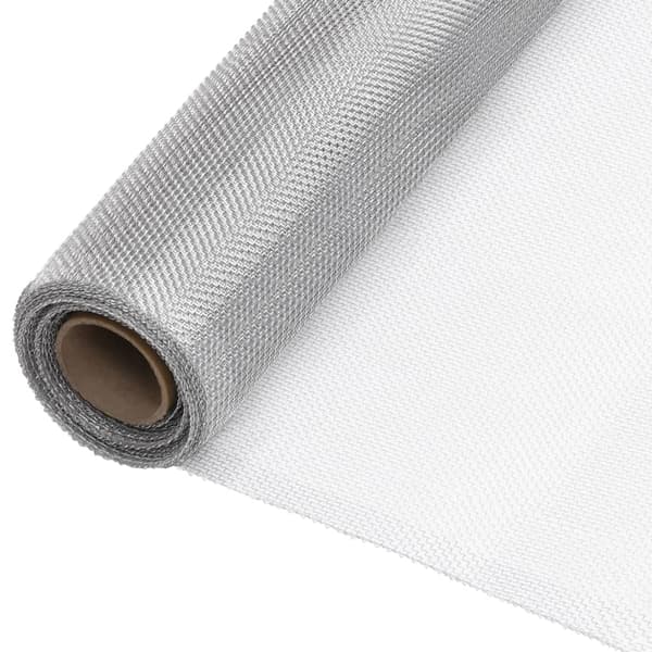 vidaXL Insektsnät aluminium 112x500 cm silver Silver