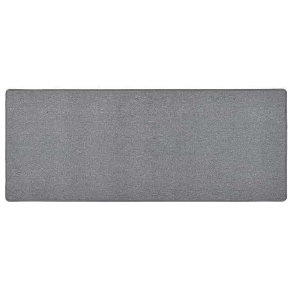 vidaXL Gångmatta mörkgrå 80x200 cm grå