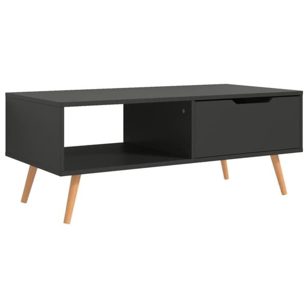 vidaXL Soffbord grå 100x49,5x43 cm konstruerat trä grå