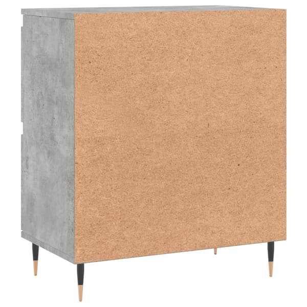 vidaXL Byrå betonggrå 60x35x70 cm konstruerat trä Grå