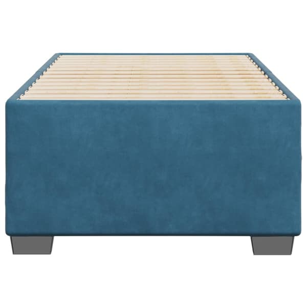 vidaXL Sängram blå 80x200 cm sammet Blå