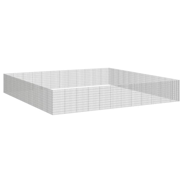 vidaXL Husdjursbur 48-panel 54x100 cm galvaniserat järn Silver