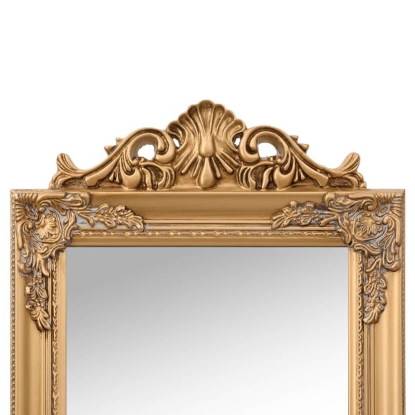 vidaXL Fristående spegel guld 45x180 cm Guld