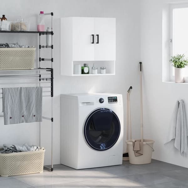 vidaXL Väggskåp vit 60x31x70 cm konstruerat trä Vit