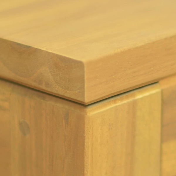 vidaXL Badrumsskåp 60x40x75 cm massiv teak Brun