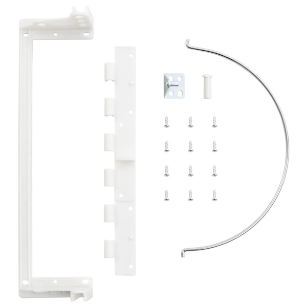 vidaXL Inbyggd sophink plast 12 L Vit