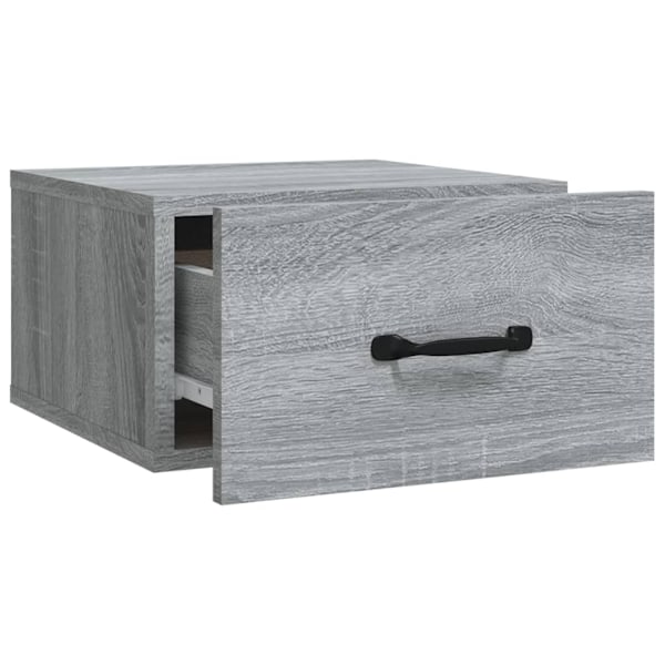 vidaXL Väggmonterade sängbord grå sonoma 35x35x20 cm Grå