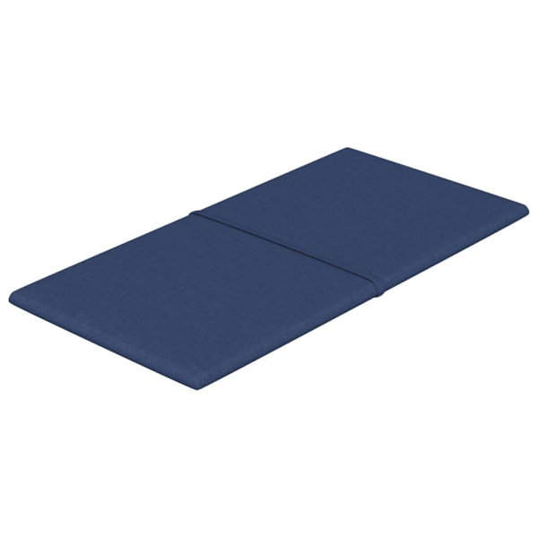 vidaXL Väggpaneler 12 st blå 60x30 cm tyg 2,16 m² Blå