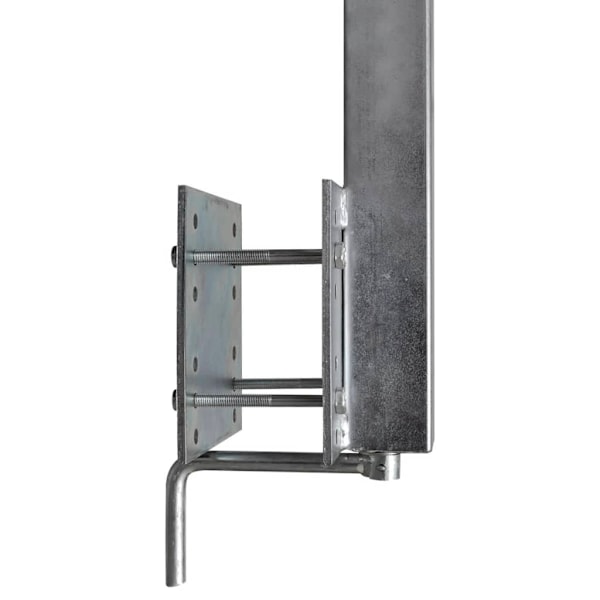 vidaXL Stödhjul för båtsläp (Bog stöd) set med 2 st 59 - 84 cm