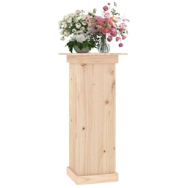 vidaXL Växtställ 40x40x90 cm massiv furu Brun