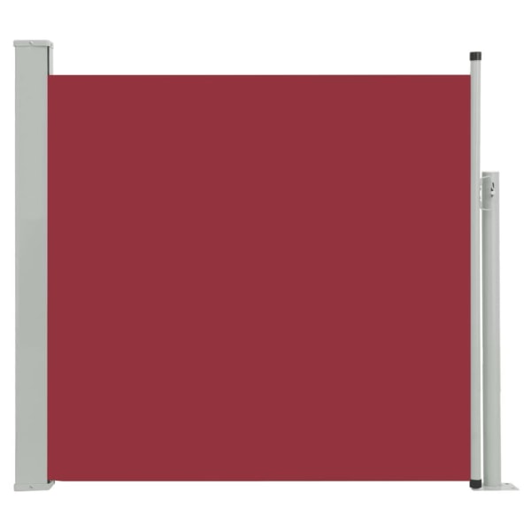 vidaXL Infällbar sidomarkis 170x300 cm röd Röd