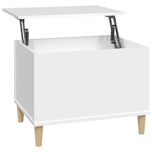 vidaXL Soffbord vit 60x44,5x45 cm konstruerat trä Vit