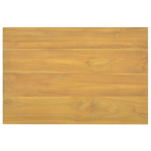 vidaXL Badrumsskåp 60x40x75 cm massiv teak Brun