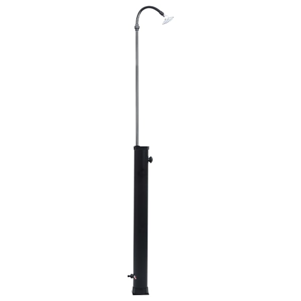 vidaXL Soldusch svart 215 cm 8 L Svart