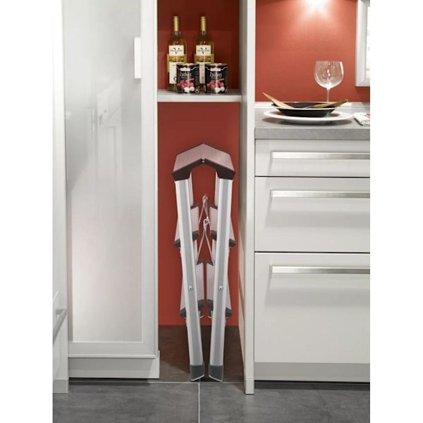 Hailo Hopfällbar trappstege L90 Step-ke 2x3 steg 60 cm 4443-701