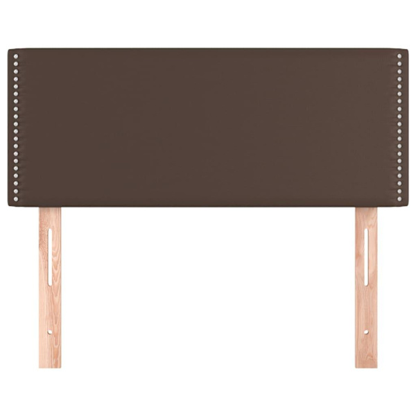 vidaXL Sänggavel brun 100x5x78/88 cm konstläder Brun