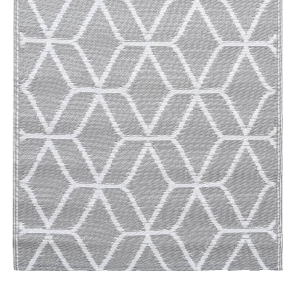 vidaXL Utomhusmatta ARAKIL grå 80x150 cm PP grå