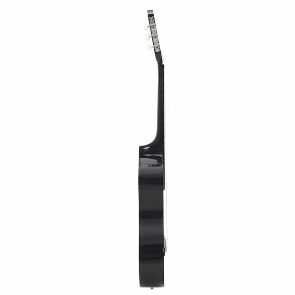 vidaXL Gitarr 12 delar med 6 strängar western svart 38" Svart