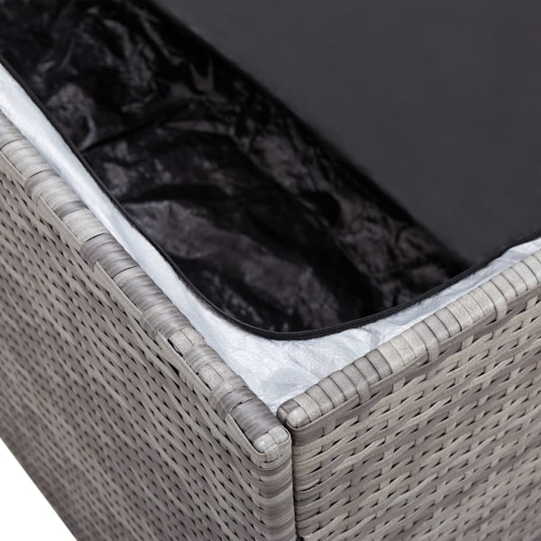 vidaXL Dynbox konstrotting 100x50x50 cm grå grå
