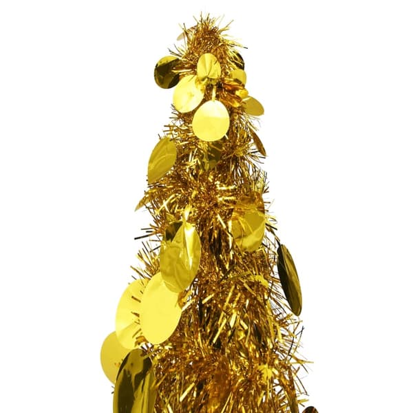vidaXL Pop-up plastgran guld 180 cm PET Guld