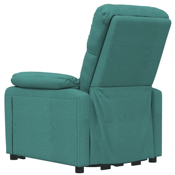 vidaXL Massagefåtölj mörkgrön tyg Grön