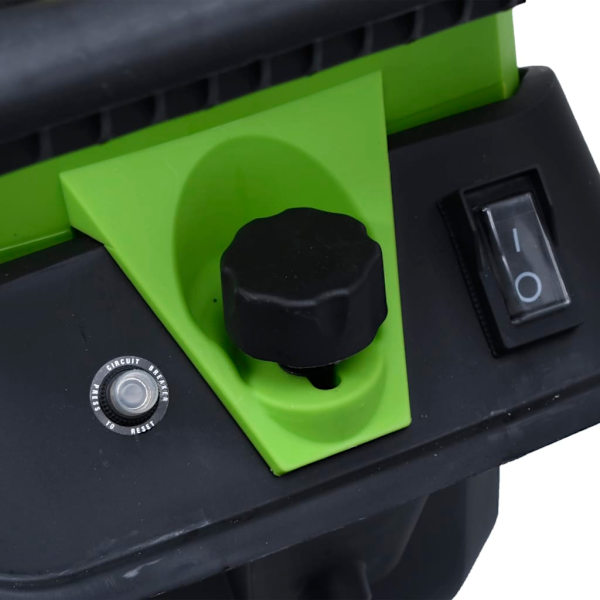vidaXL Elektrisk kompostkvarn med 2 extra blad 2400 W Grön