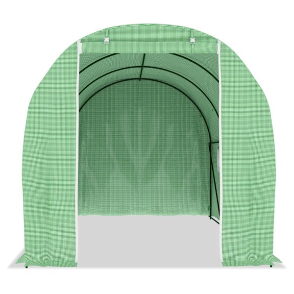 vidaXL Växthus 9 m² 4,5x2x2 m Grön