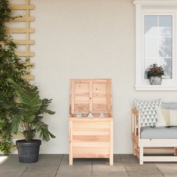 vidaXL Dynbox 50x49x56,5 cm massivt granträ Brun