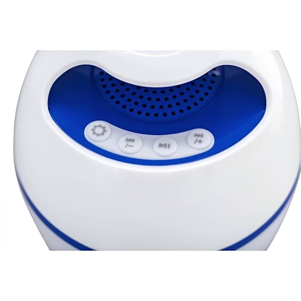 Bestway Flytande Bluetooth-högtalare med LED Vit