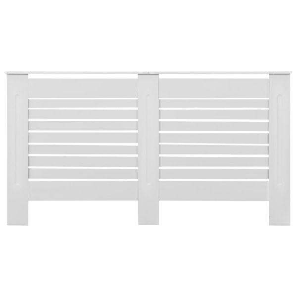 vidaXL Elementskydd 2 st vit 152x19x81,5 cm MDF Vit