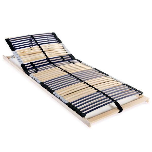 vidaXL Ribbotten med 42 ribbor 7 zoner 70x200 cm multifärg