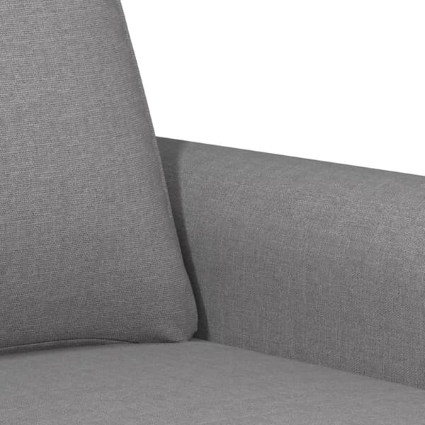 vidaXL Fåtölj ljusgrå 60 cm tyg Grå