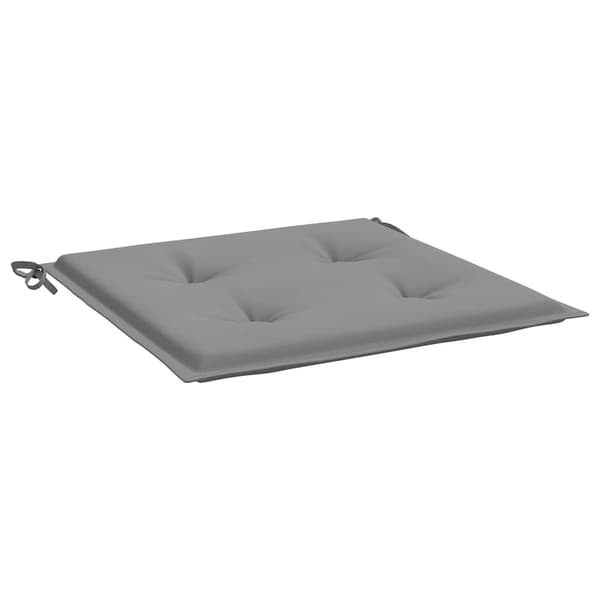 vidaXL Stolsdynor 4 st grå 40x40x3 cm oxfordtyg grå