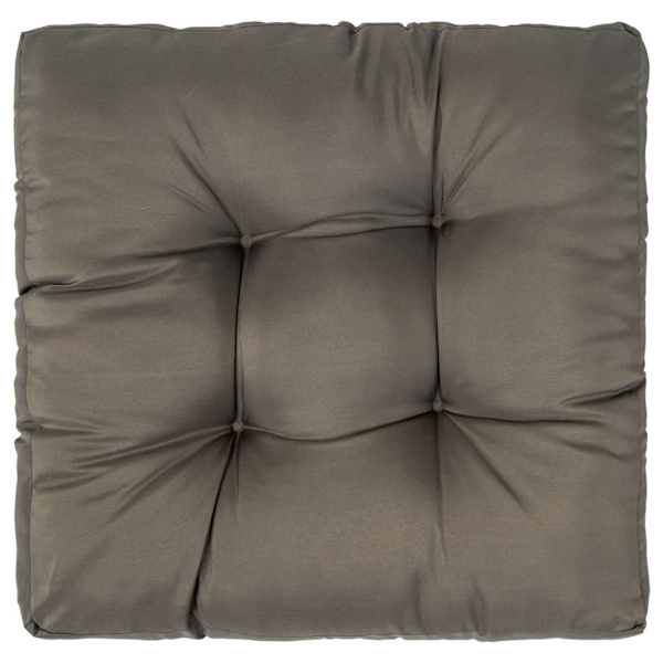 vidaXL Palldyna grå 58x58x10 cm tyg grå