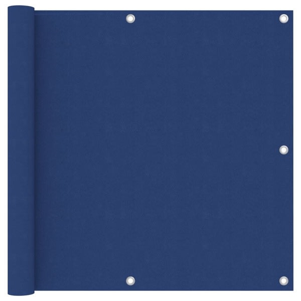 vidaXL Balkongskärm blå 90x600 cm oxfordtyg Blå