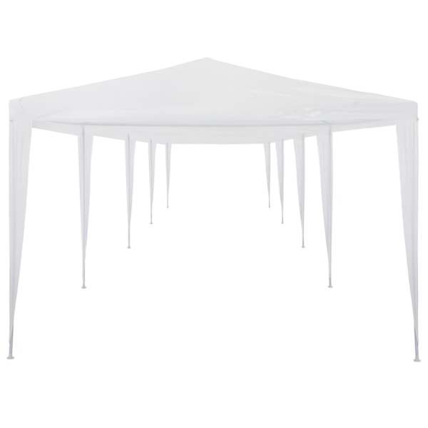 vidaXL Partytält PE 3x12 m vit Vit