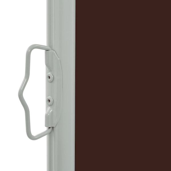 vidaXL Infällbar sidomarkis 160x300 cm brun Brun