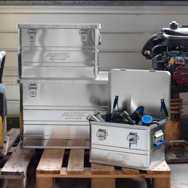 ALUTEC Förvaringslåda aluminium CLASSIC 93 L Silver