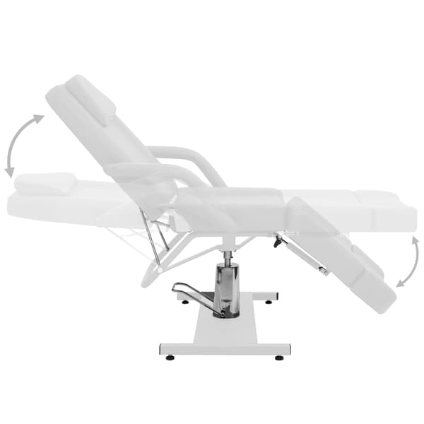 vidaXL Behandlingsstol konstläder vit 180x62x78 cm Vit