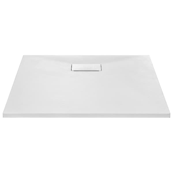 vidaXL Duschkar SMC vit 80x80 cm Vit