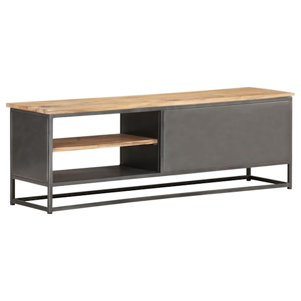 vidaXL TV-bänk 120x30x40 cm massivt akaciaträ Brun