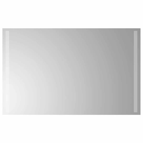 vidaXL Badrumsspegel LED 80x50 cm Transparent