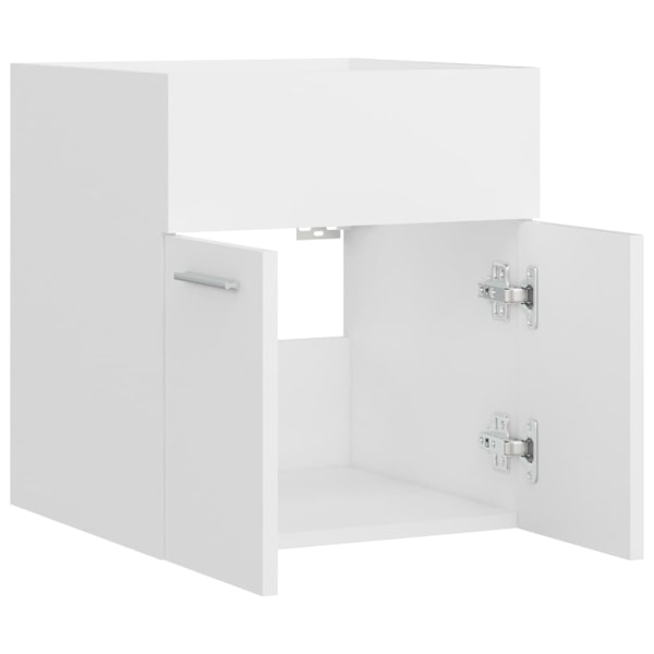 vidaXL Tvättställsskåp vit 41x38,5x46 cm konstruerat trä Vit
