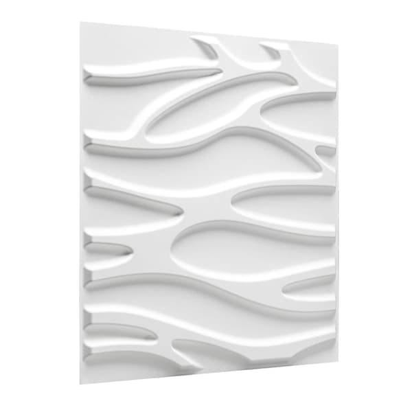 WallArt 3D Väggpaneler 24 st GA-WA30 julotte Vit