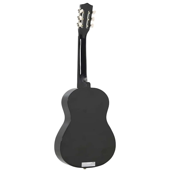 vidaXL Gitarr för nybörjare och barn klassisk svart 1/2 34" Svart