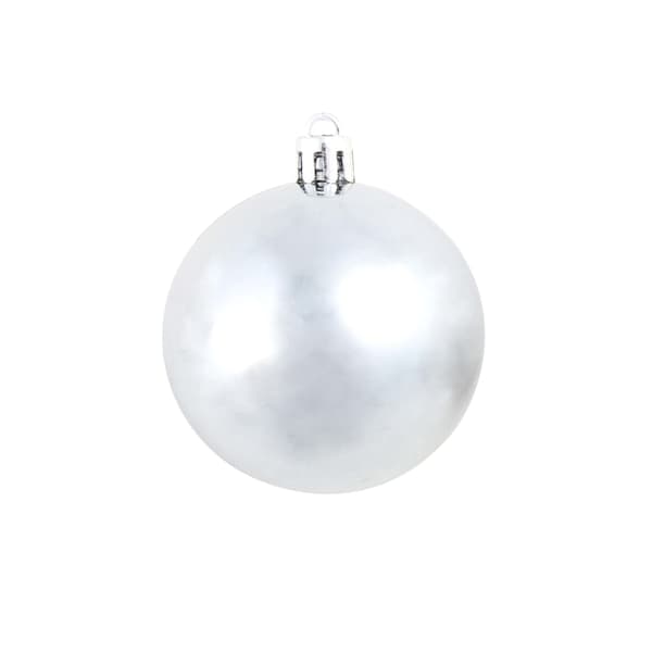 vidaXL Julgranskulor 100 delar set 3/4/6 cm vit/grå multifärg